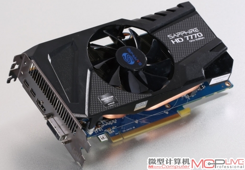 蓝宝HD 7770 1G GDDR5 白金版 OC