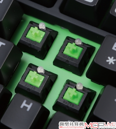 这次不是Cherry轴它叫Razer